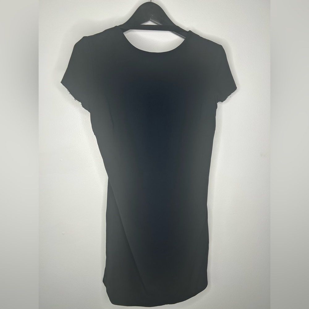 Helmut Lang Womens Open Back Sleeveless Sheath Dress Black Size 6